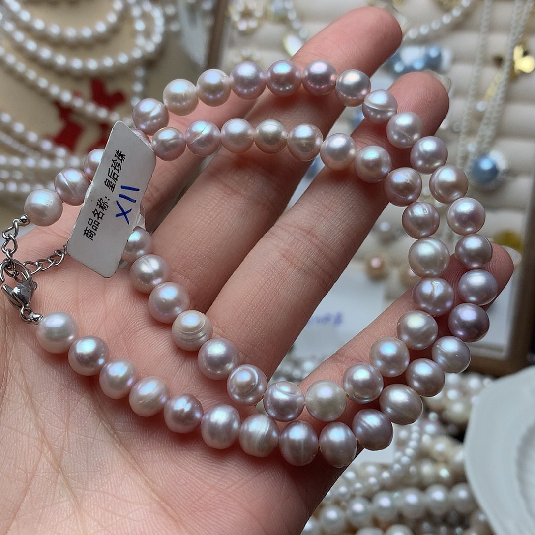 淡水珍珠7-8未镶嵌w5项链