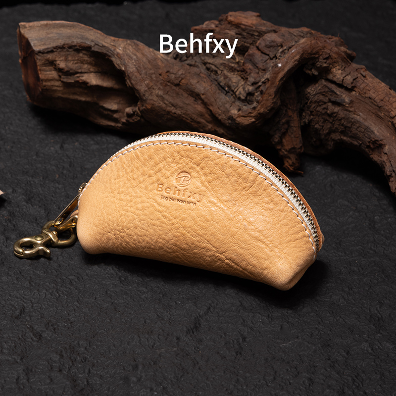 Behfxy帛雲 Mbox植鞣牛皮口红包挂脖包钥匙包迷你文玩核桃收纳袋