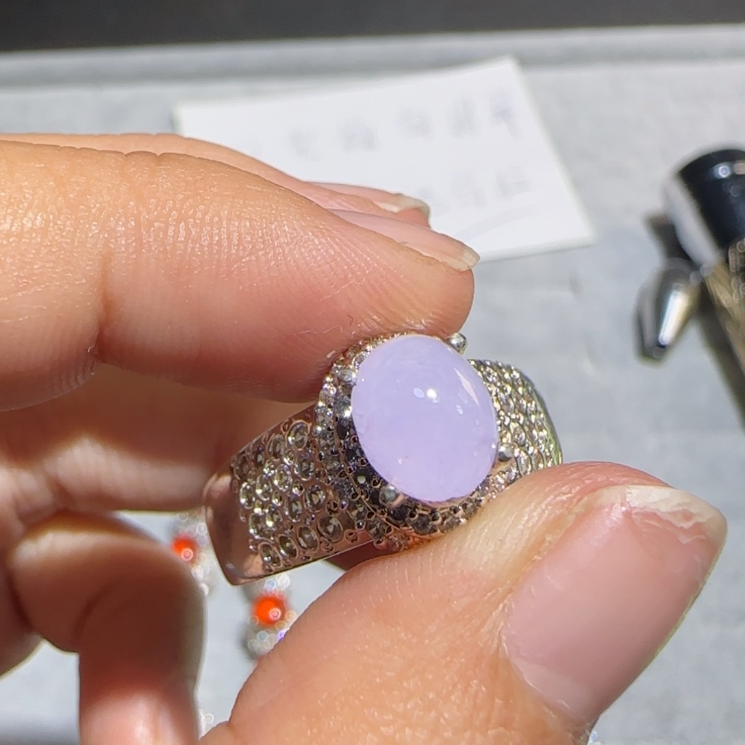 翡翠未镶嵌戒指翡翠