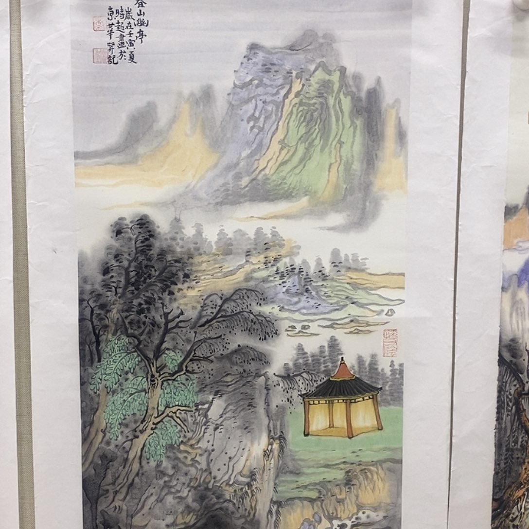 国画书画作品多次参加全国