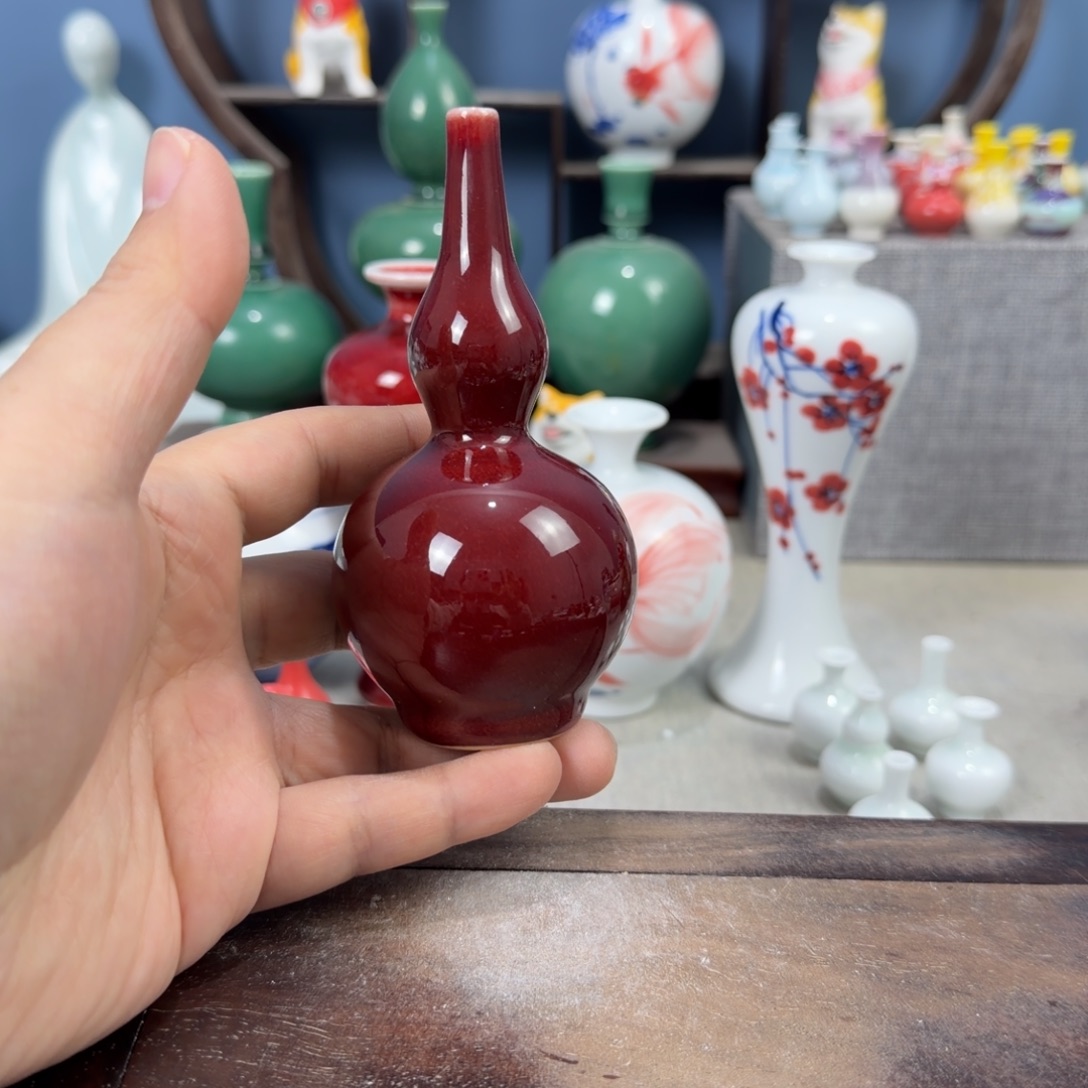 陶瓷手工小花器摆件