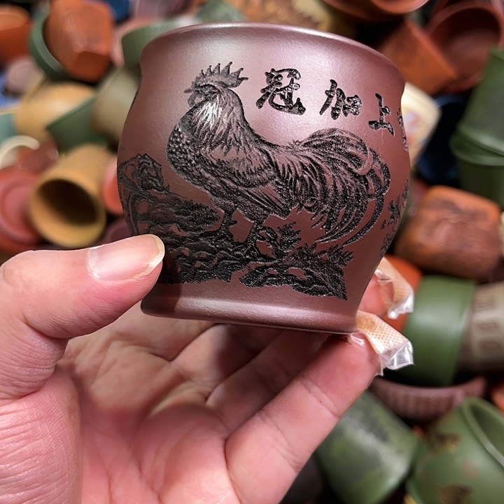 紫砂茶杯全手工紫砂主人杯