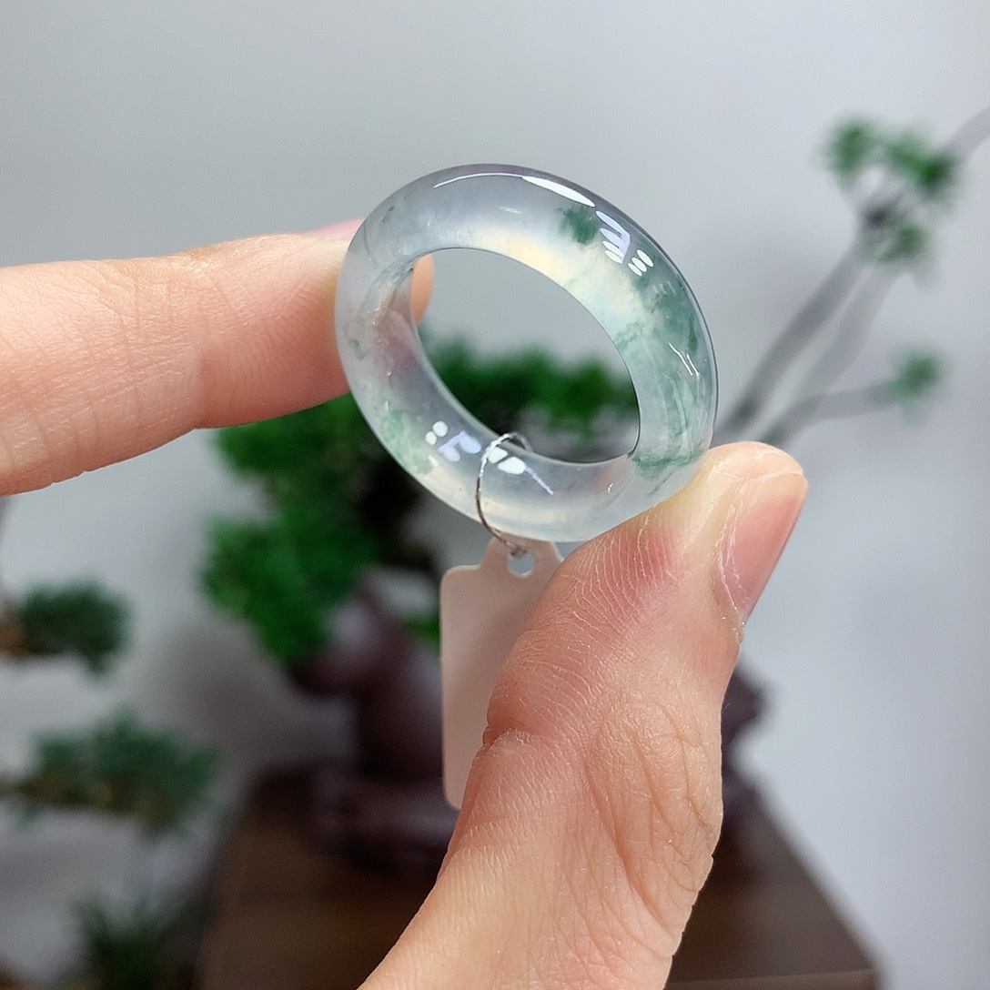 翡翠戒指未镶嵌22-23号
