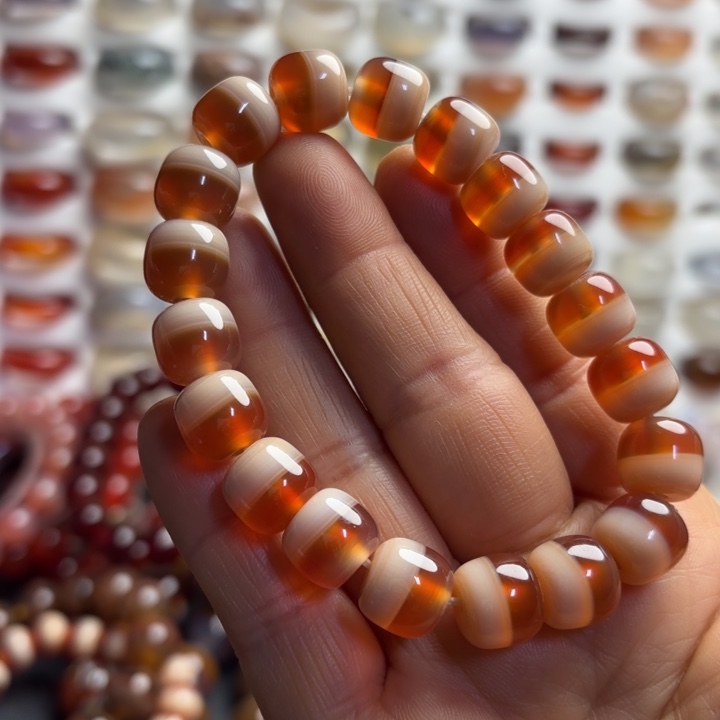 玛瑙/玉髓未镶嵌手链