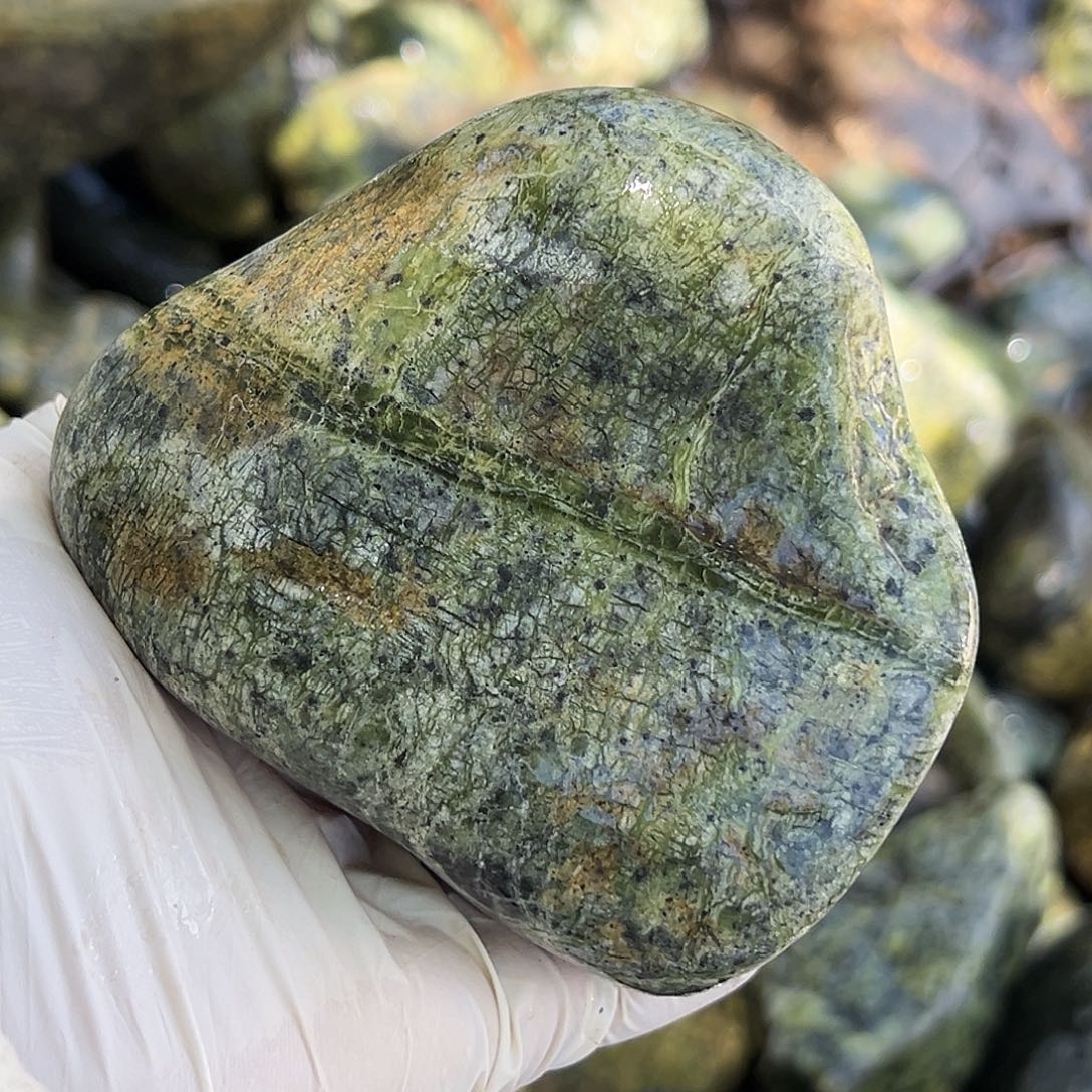 蛇纹石玉合金珠宝奇石用****3