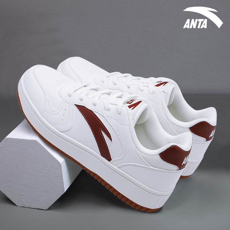 安踏小灵感女鞋板鞋女款小白鞋春季透气学生通勤百搭运动休闲鞋商品图