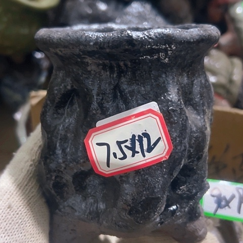 红陶粗陶花盆手工