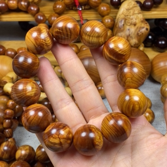 柏木（崖柏）手串/手链2.0黑金龙胆