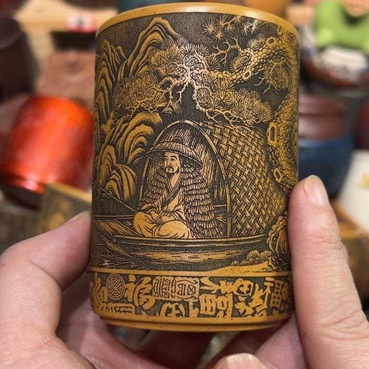 茶杯紫砂宜兴紫砂主人杯