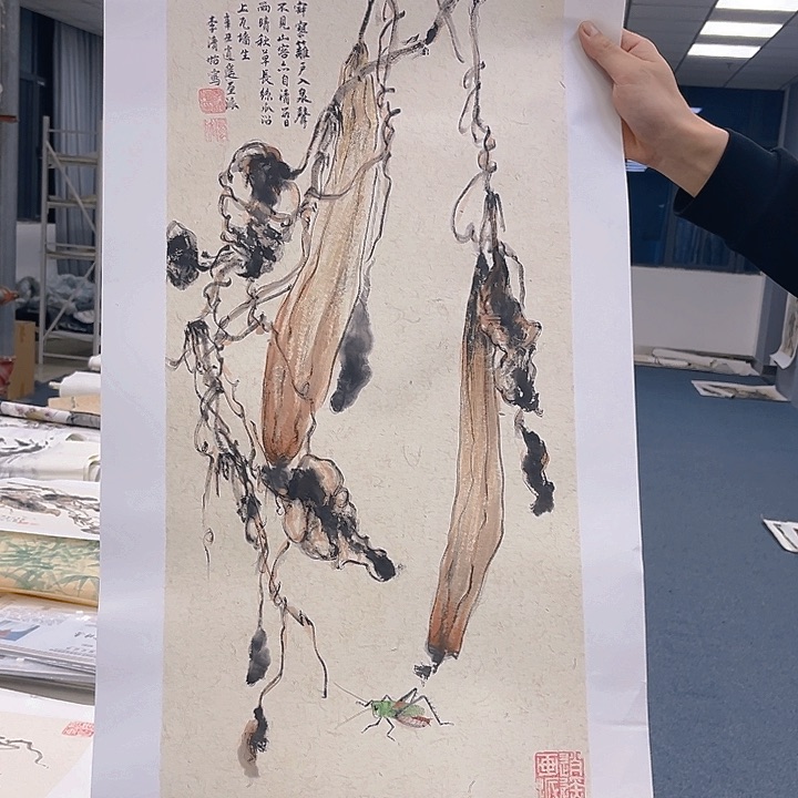 国画纯手绘字画宣纸