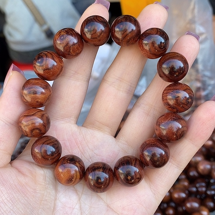 黄花梨/降香黄檀好****?海南黄花梨1.5手串