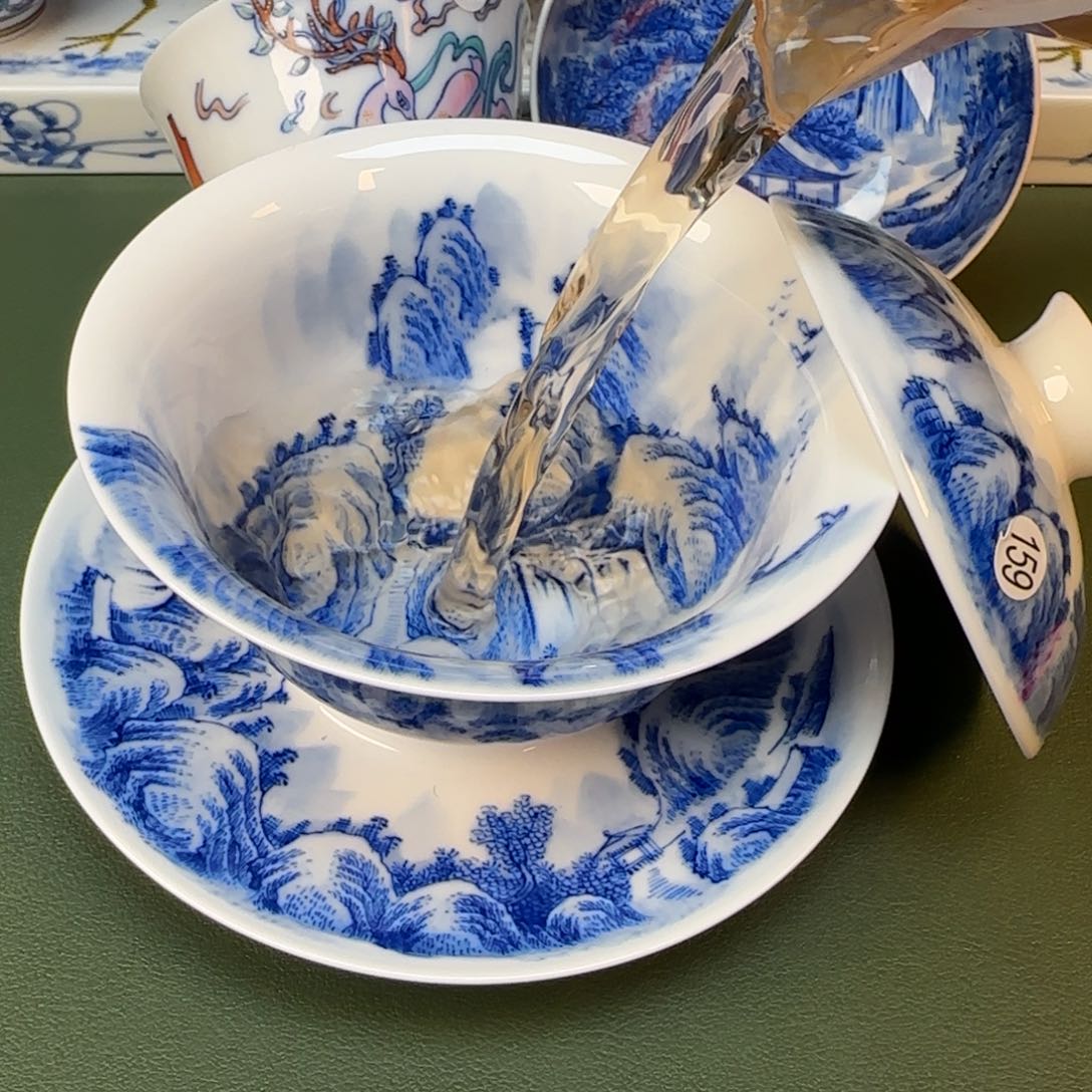 彦祖纯手工手绘茶具159