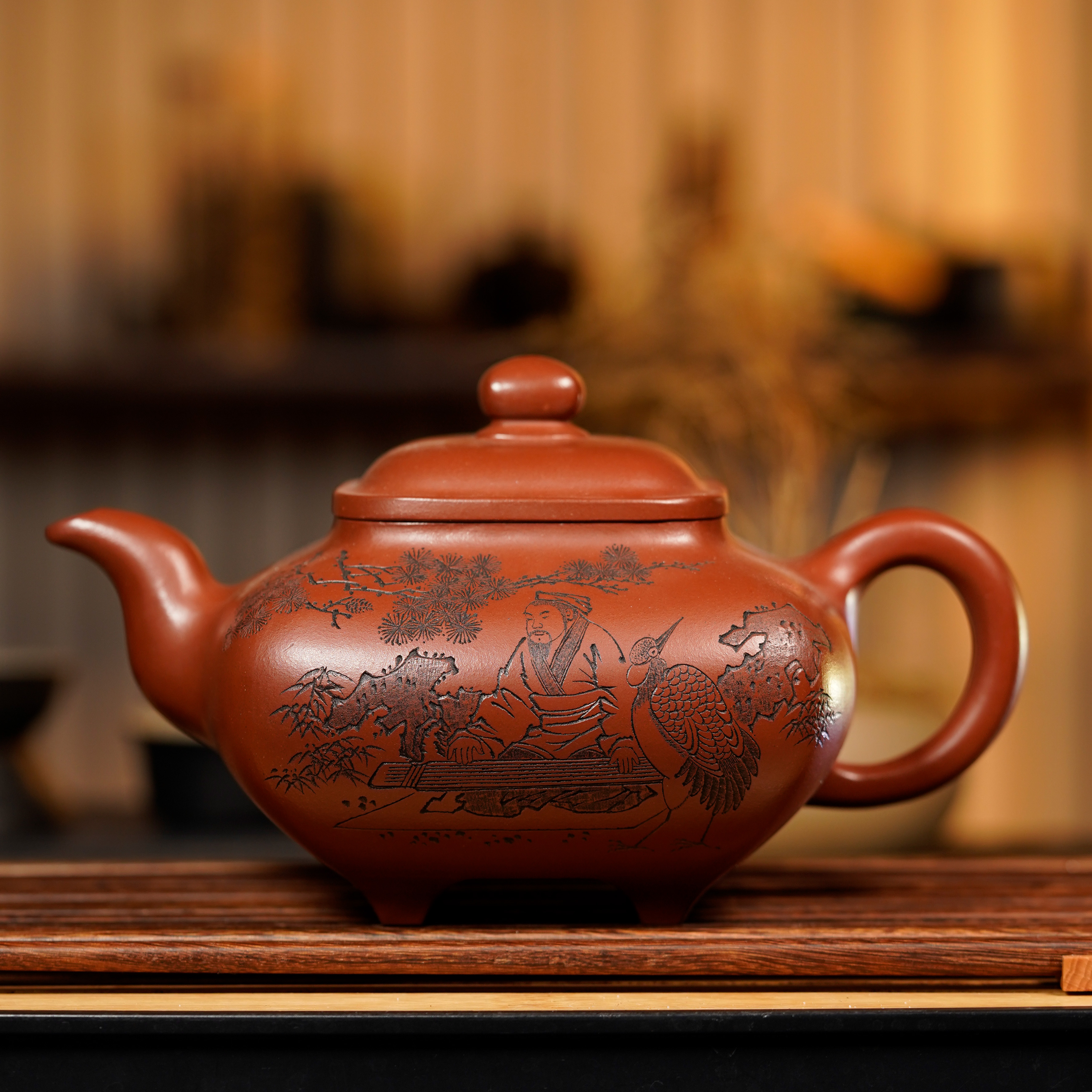 SLB-026   桑黎兵  宜兴手工紫砂   大传炉