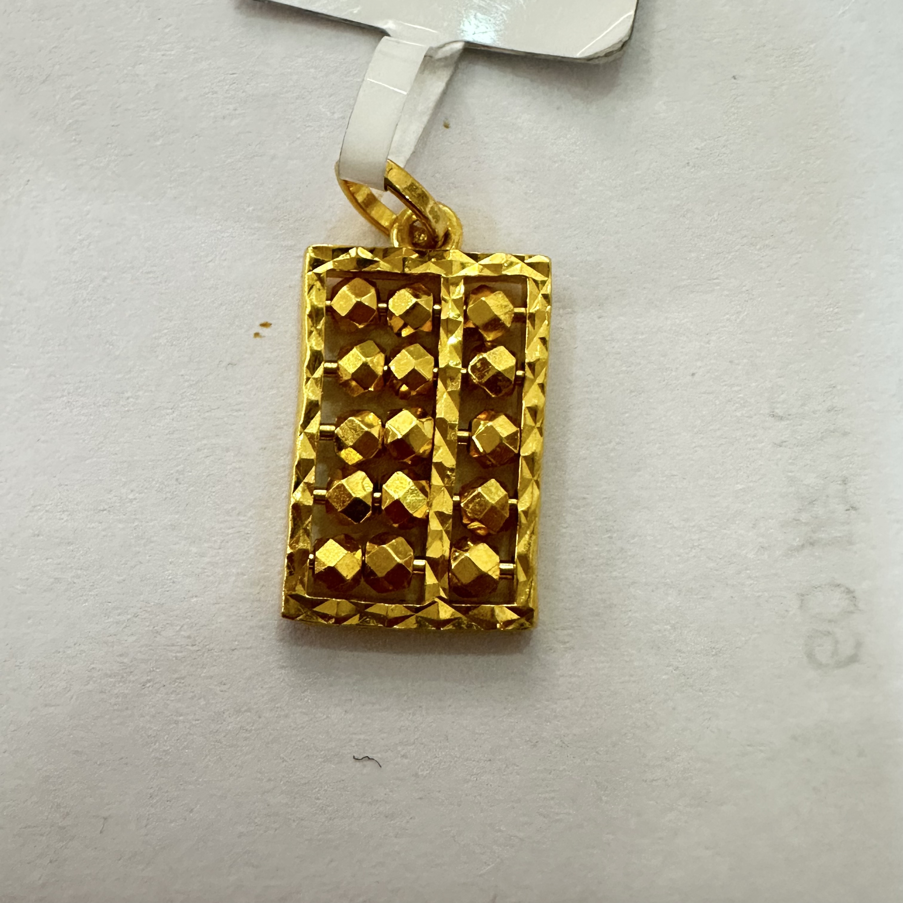 （思思专享） 足金999饰品 活动算盘 2.9 GP