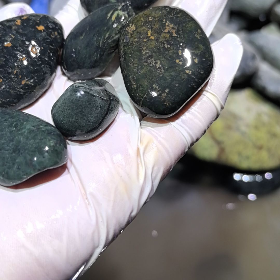 -***g藏玉药王石原石6个