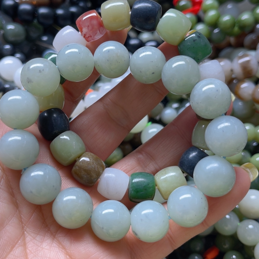 和田玉手链未镶嵌