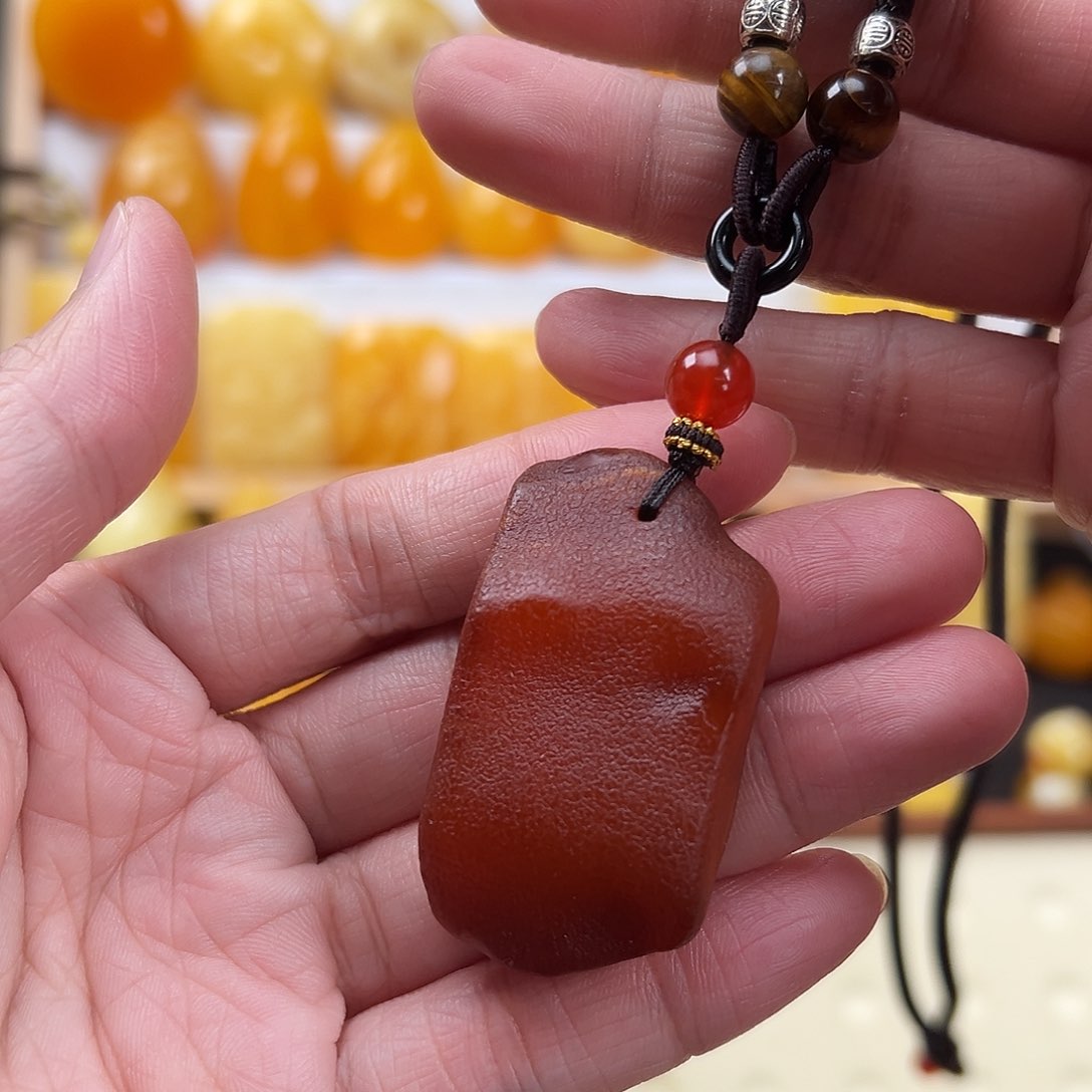 蜜蜡颈饰未镶嵌蜜蜡