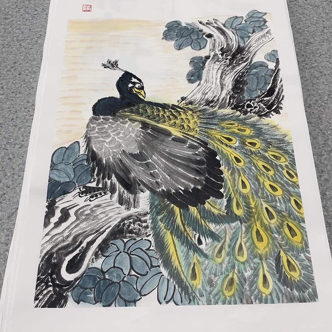 国画2平尺国画作品