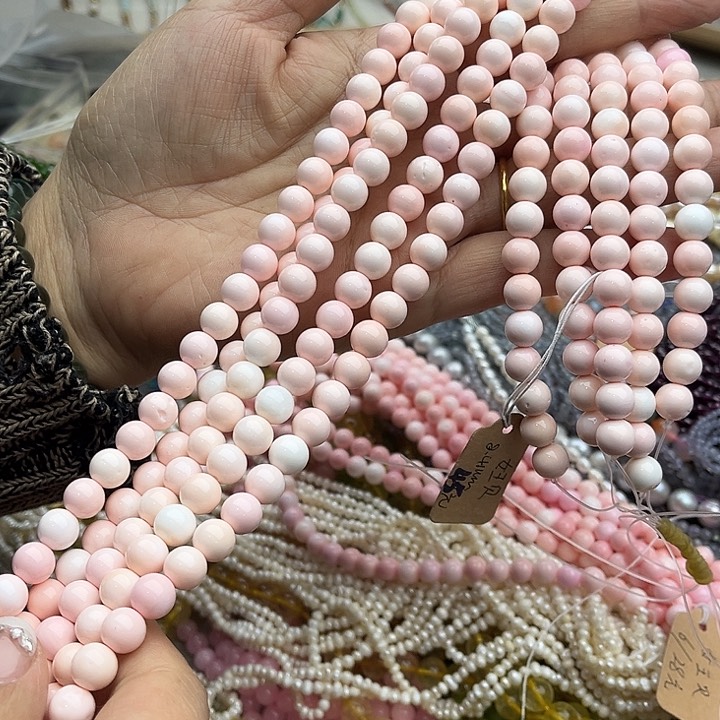 玛瑙/玉髓珠宝半成品未镶嵌一条8mm女王 贝