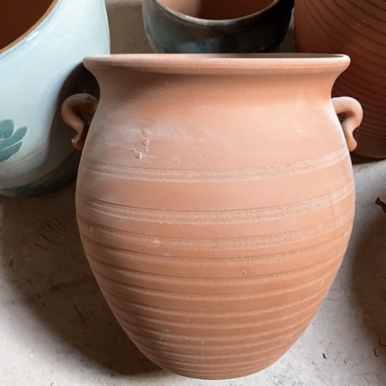 紫砂花盆口24高度30瑕疵