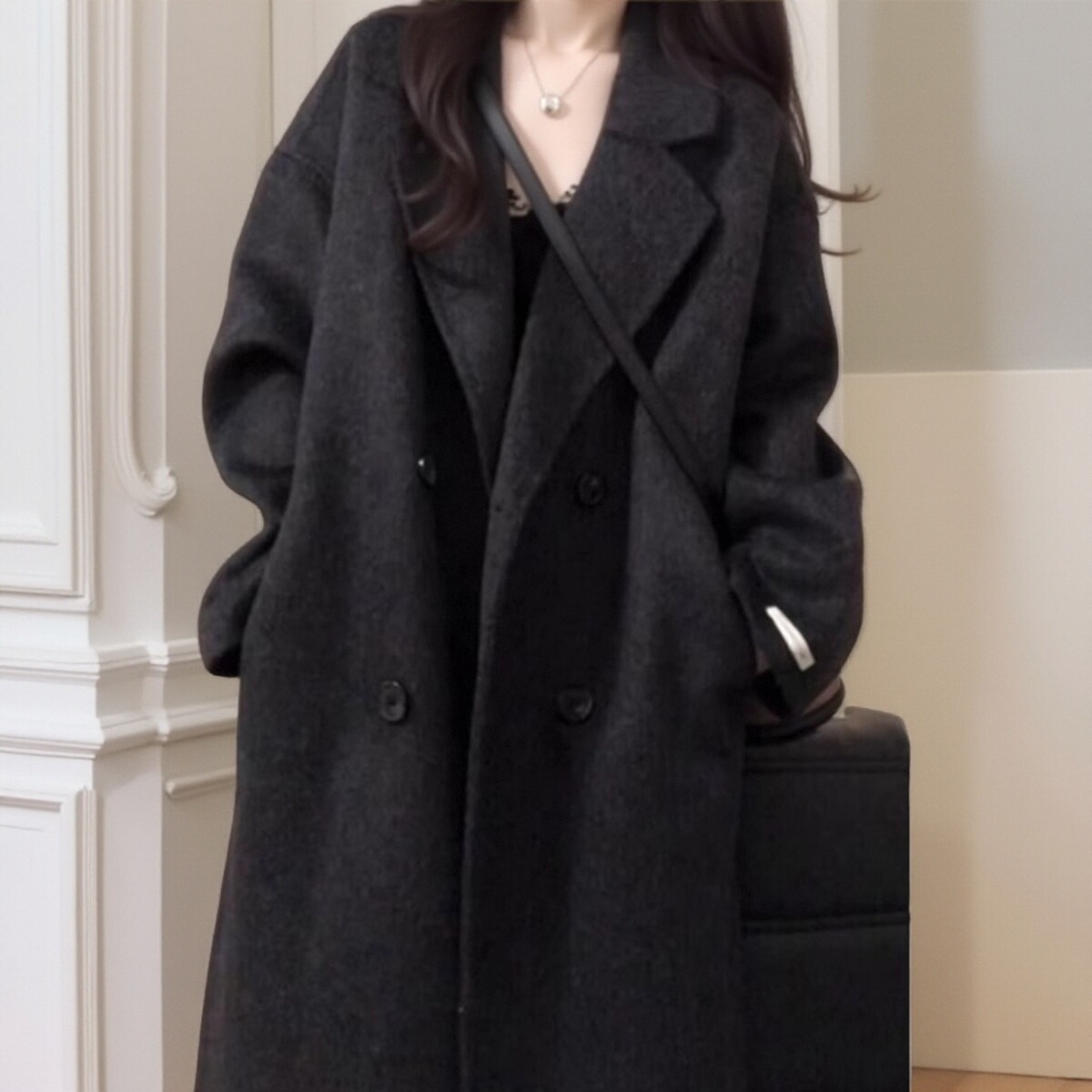 【A201号-A300号】羊绒大衣女中长款高端妮子