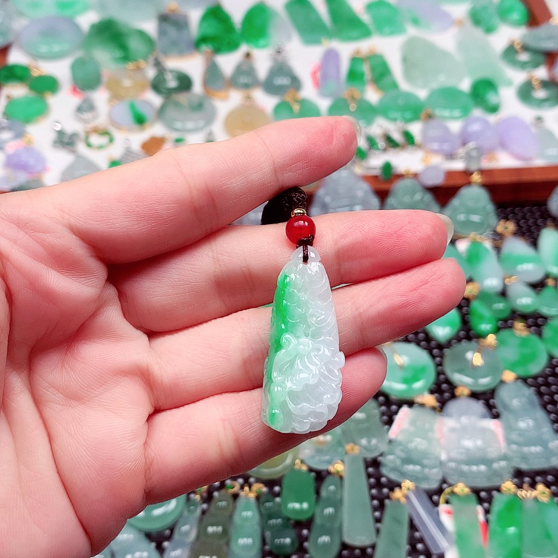 吊坠(不含链)未镶嵌翡翠天然翡翠A货