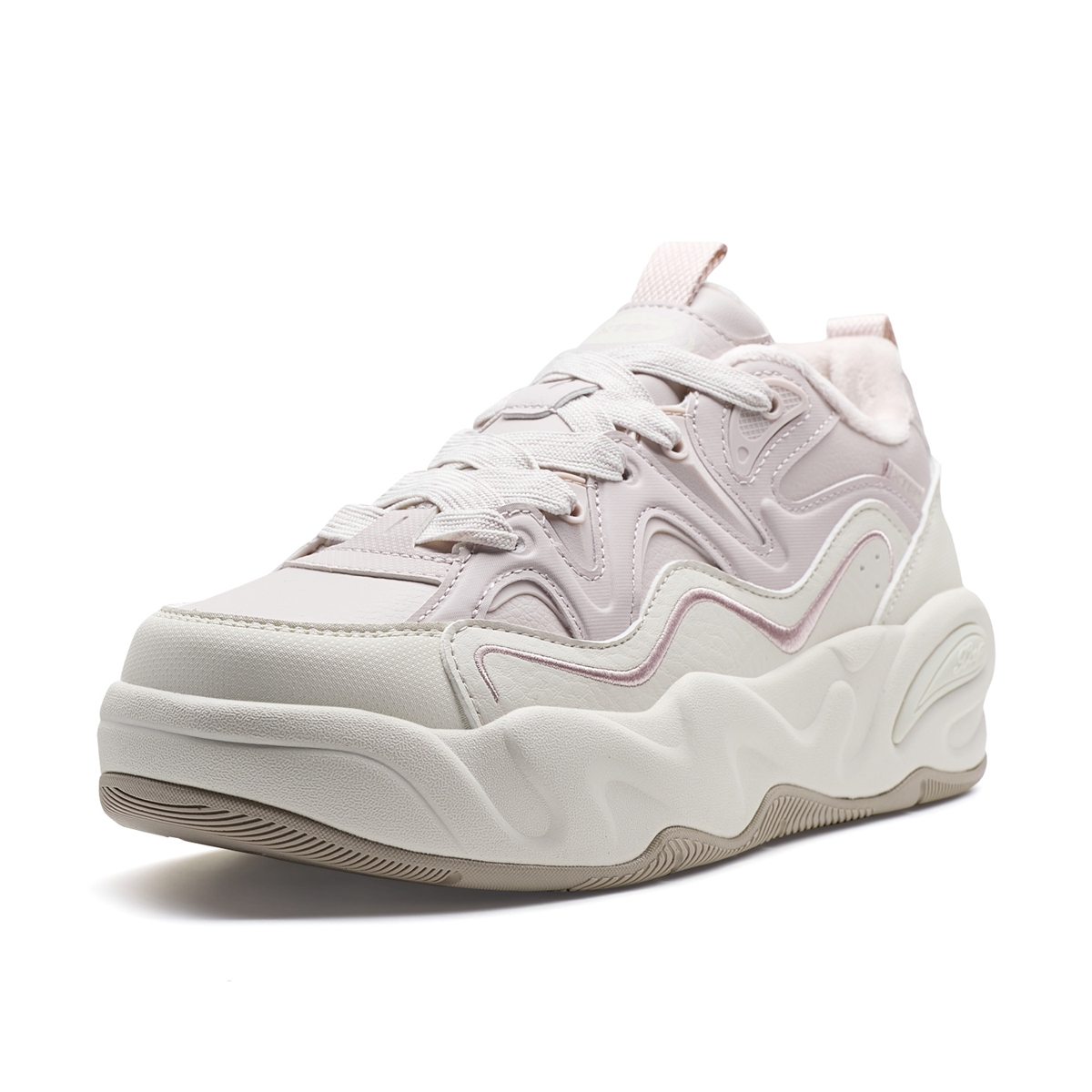 XTEP/特步时尚厚底潮流加厚冬季女子棉鞋品质休闲鞋975418370008