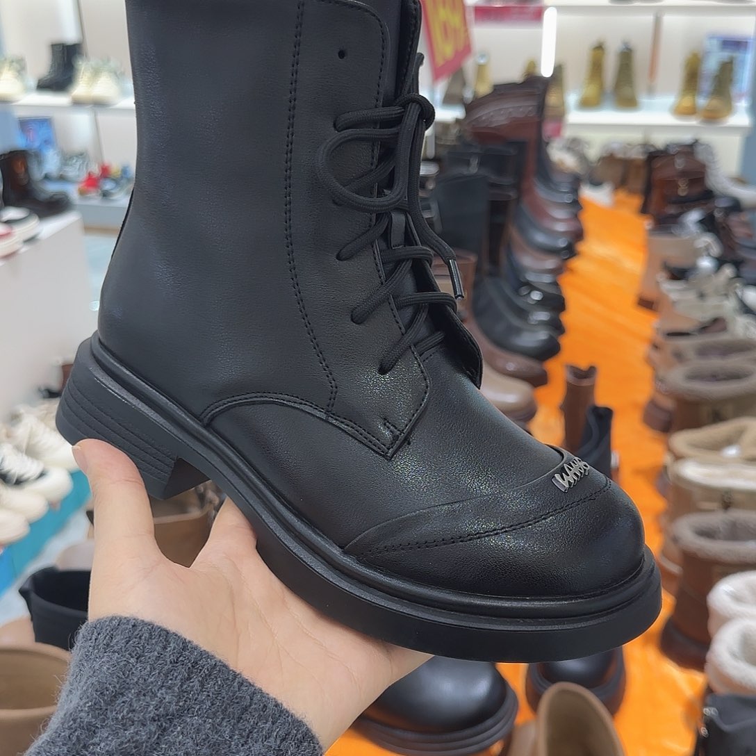 57659黑色40羊毛靴