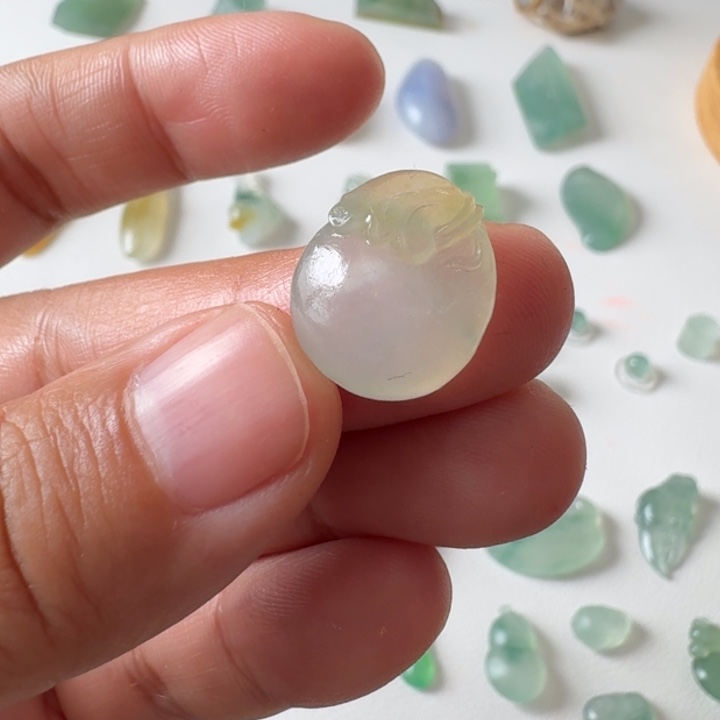 定制翡翠未镶嵌福袋