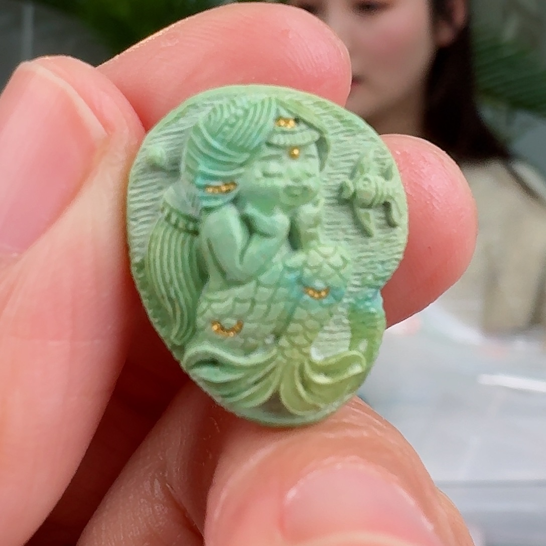 绿松石珠宝奇石未镶嵌