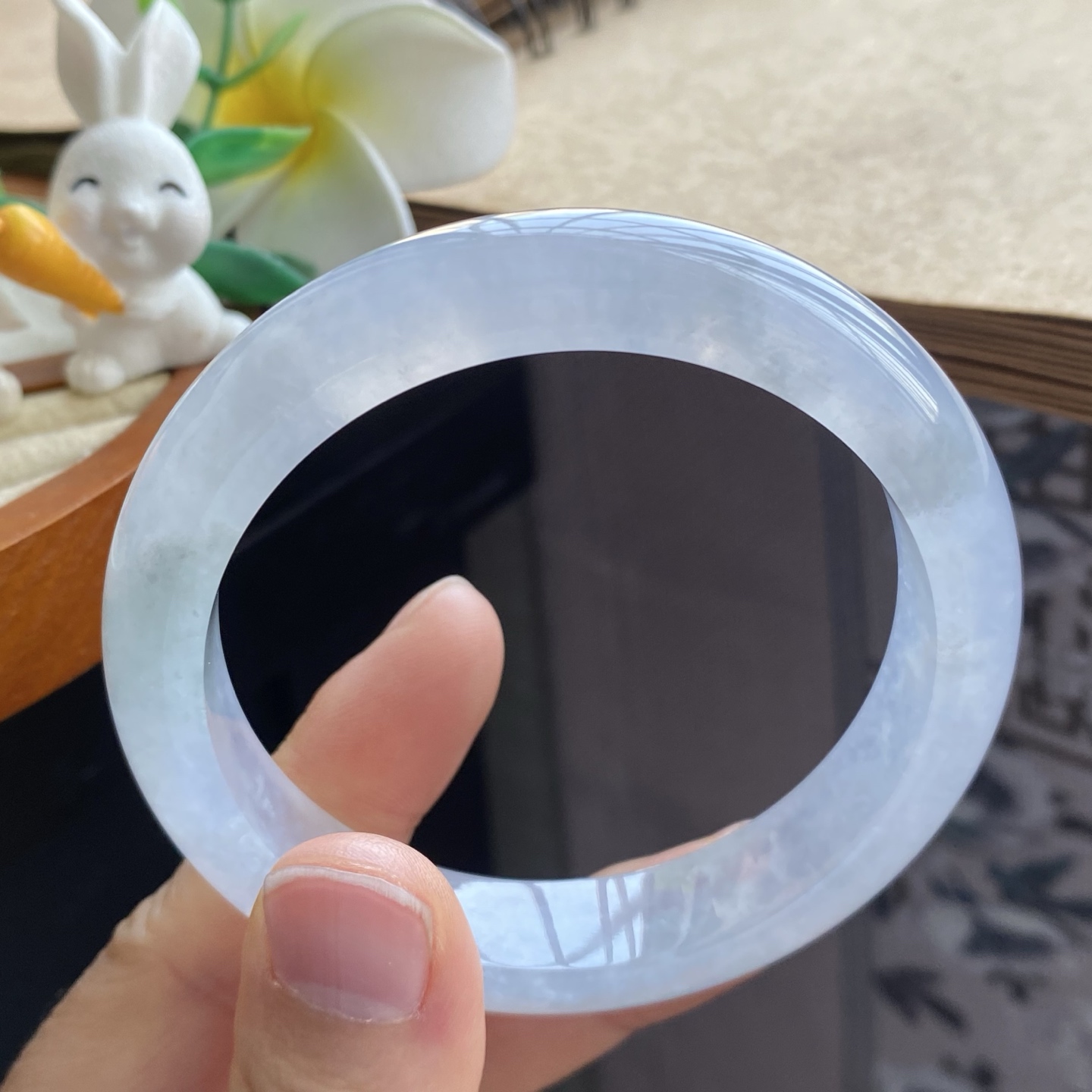 02.29批冰果冻种水镯1245号56.8-12.2-8.3！天然翡翠手镯