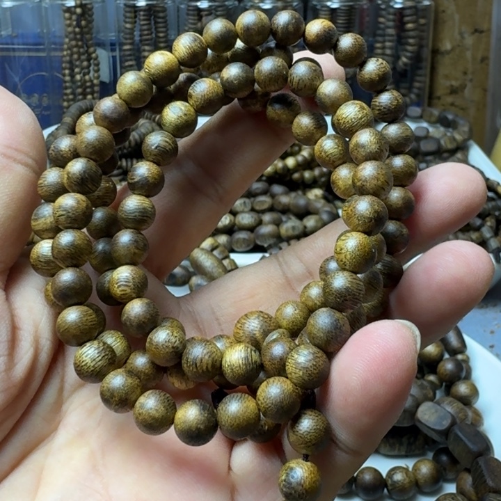 沉香手串乌身手串15克加