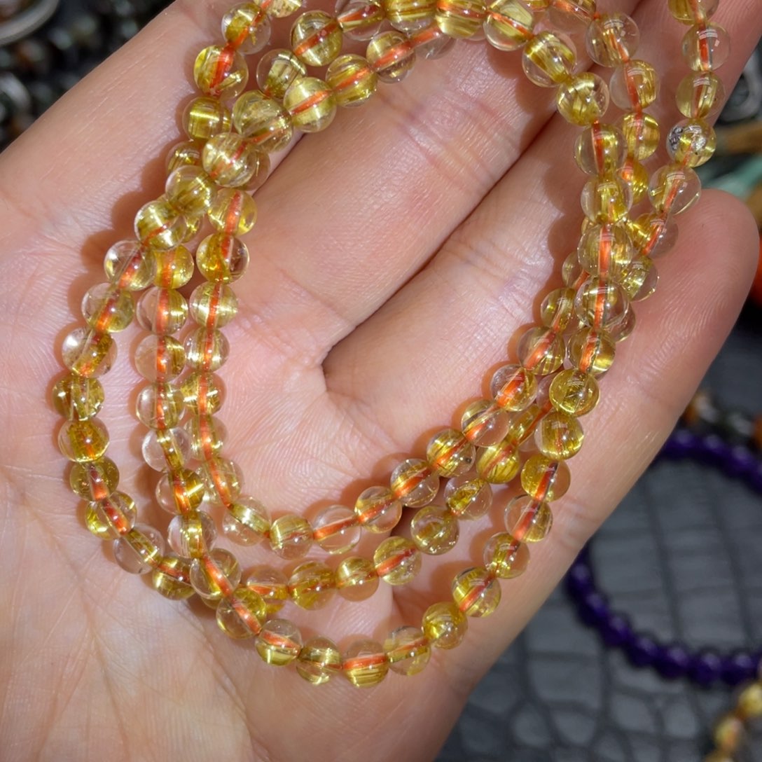 水晶手链未镶嵌钛晶