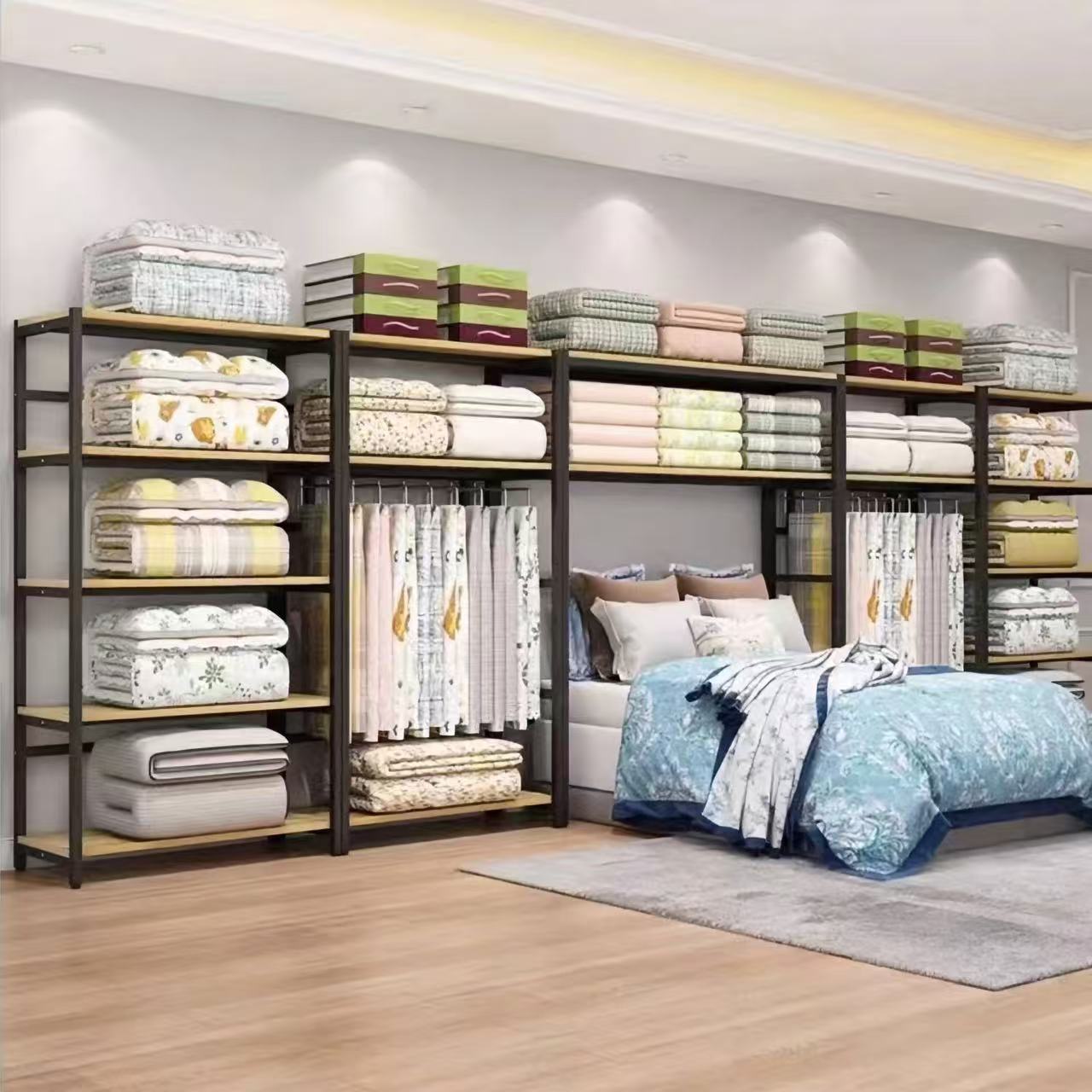 【巴宝莉】扭扭花花高奢羽绒静音保暖冬被