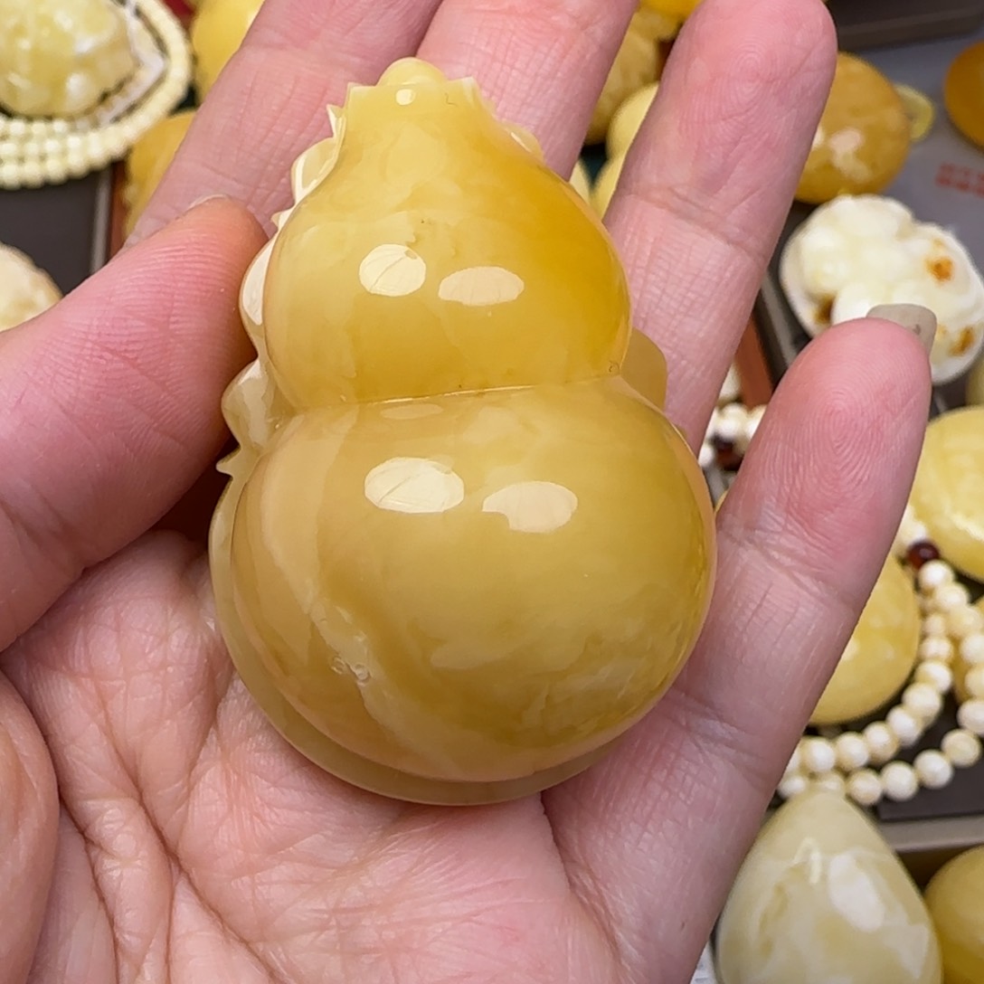 蜜蜡颈饰未镶嵌天然蜜蜡