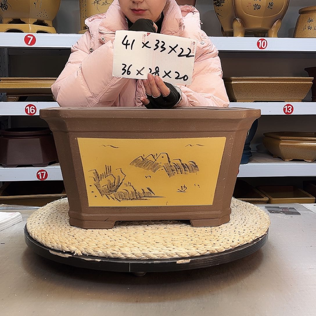 紫砂花盆紫砂花盆