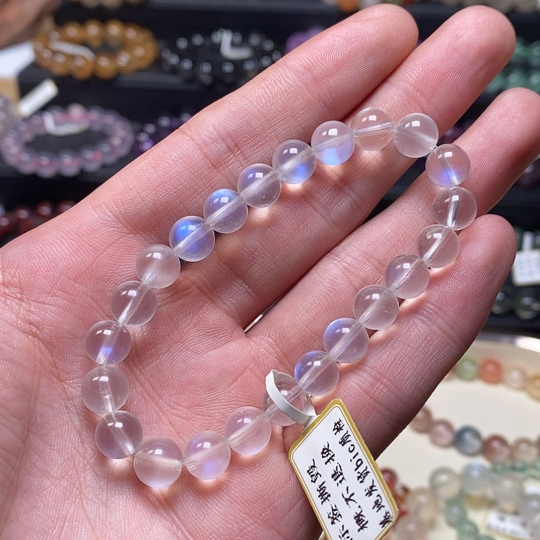 月光石手链未镶嵌元*妈手串8.2