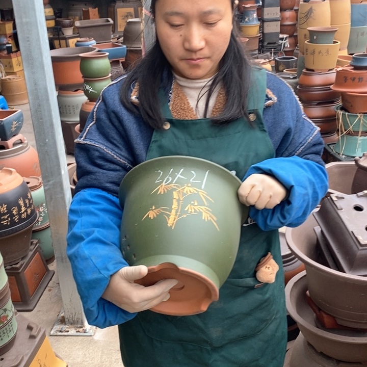 紫砂花盆盆栽花卉苗木种植