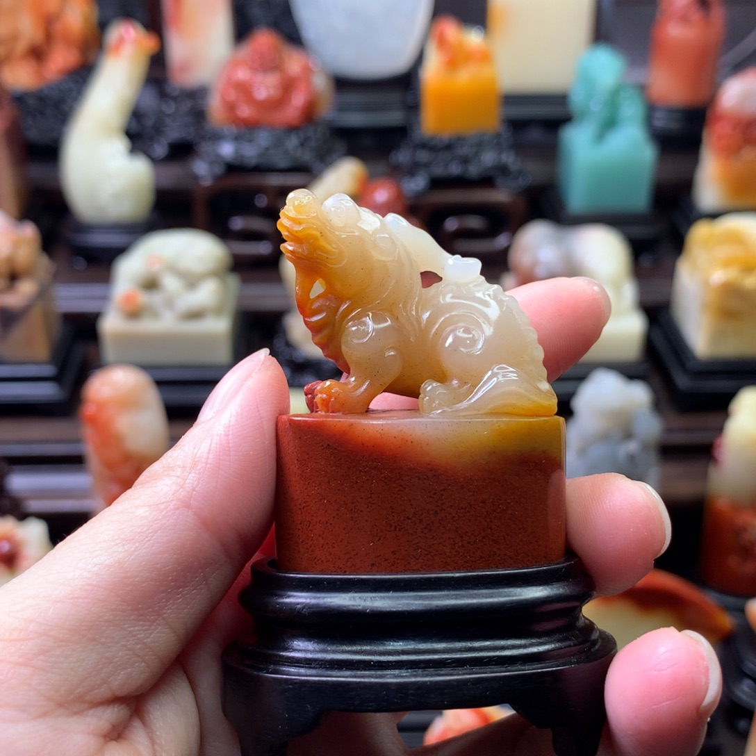 寿山石印石寿山石鲎暨