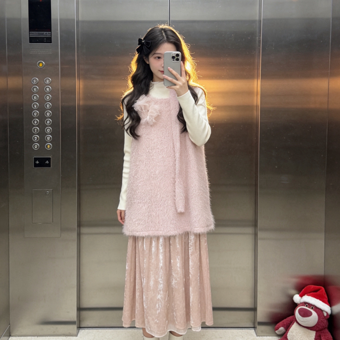 HuaHua秋冬韩版裙女装直播套装编码合集001-020（以直播间为准）