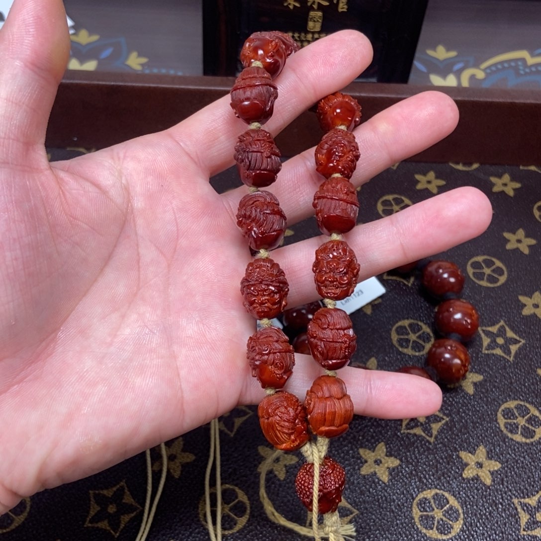 橄榄核手串/手链1*1万佛14