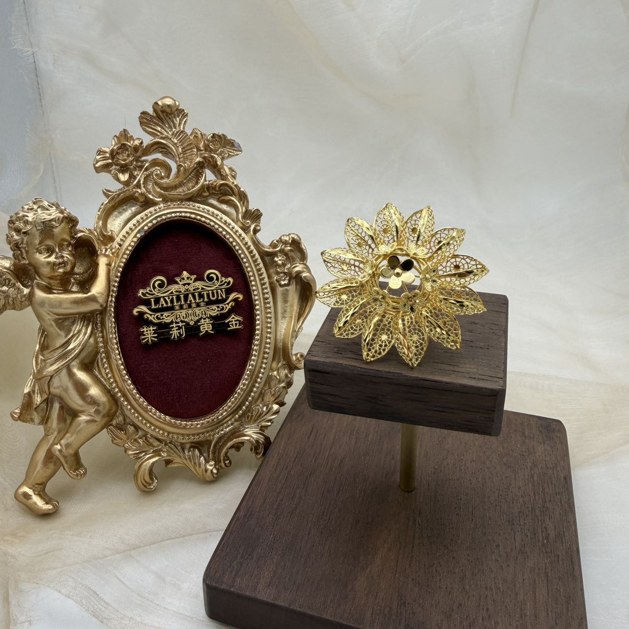 C播 15.76g 足金999 戒指d