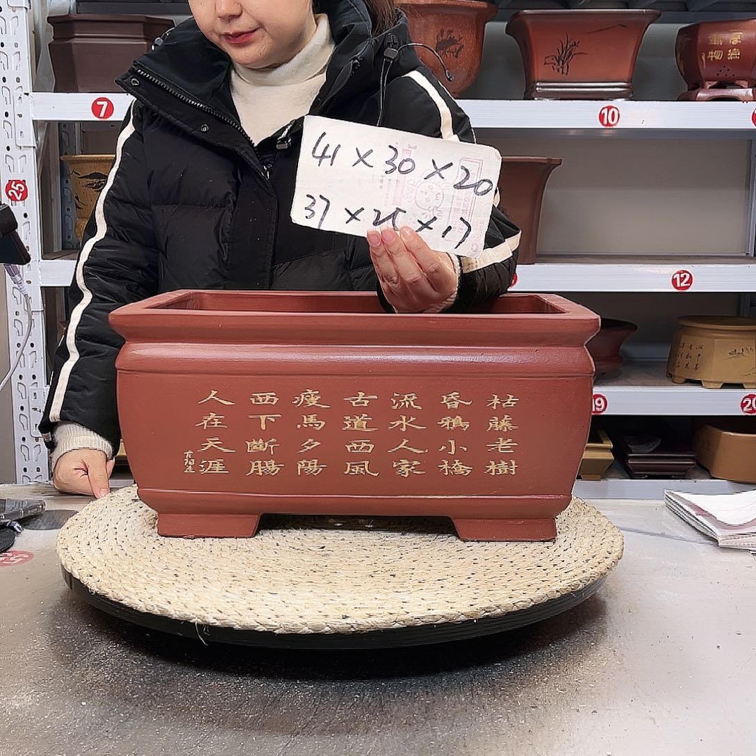 紫砂花盆紫砂花盆