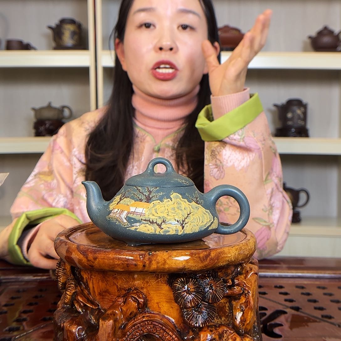 紫砂茶壶江亭亭老师。300c c