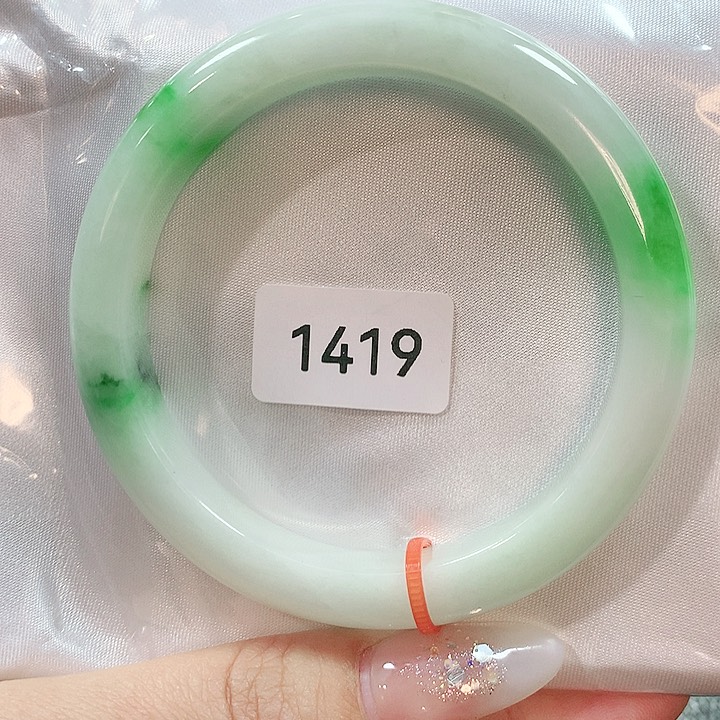 翡翠手镯未镶嵌天然翡翠手镯58