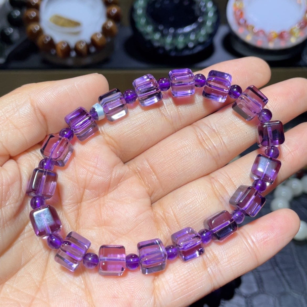 【闪购商品】水晶手串未镶嵌紫水晶手串