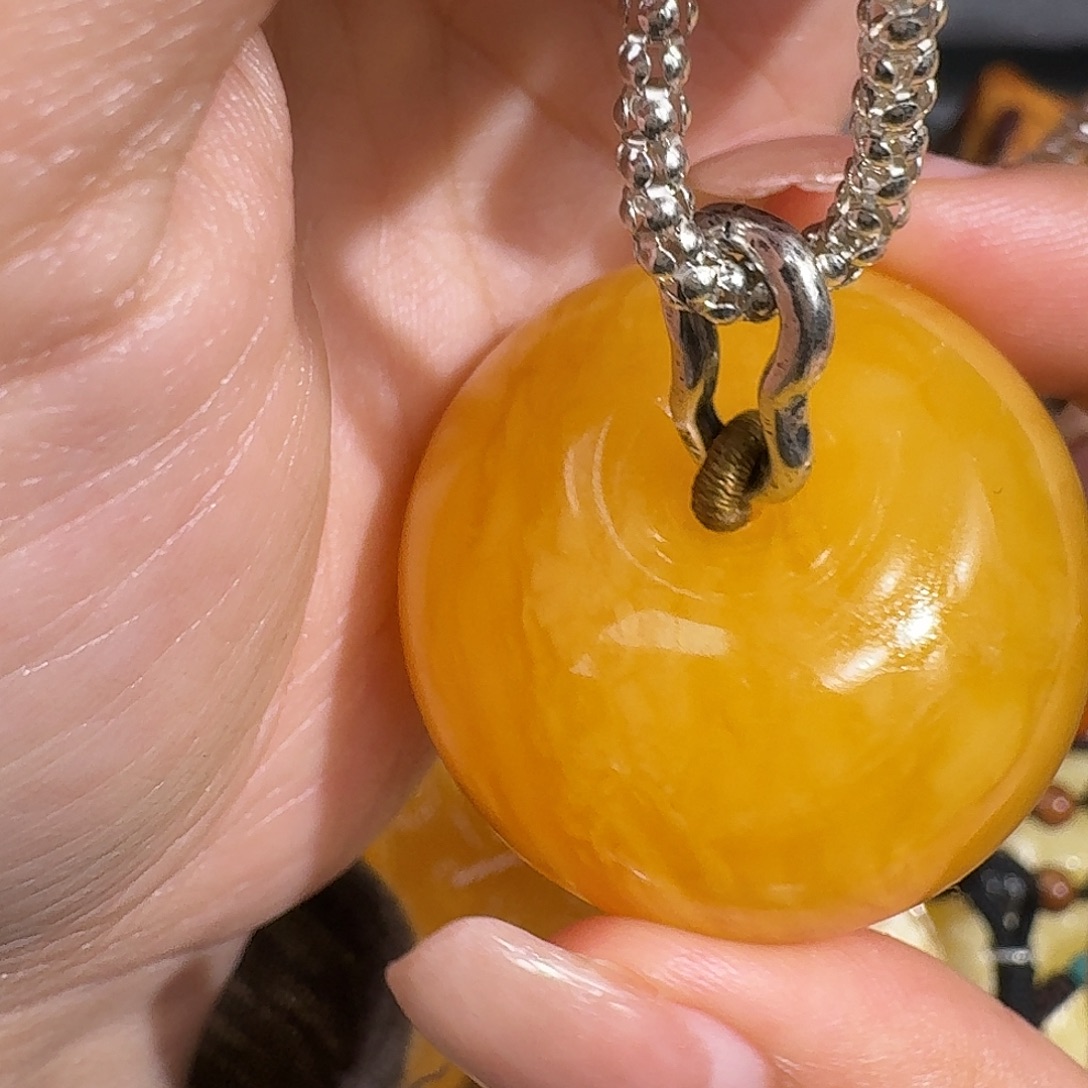 ****下琥珀未镶嵌裸石我