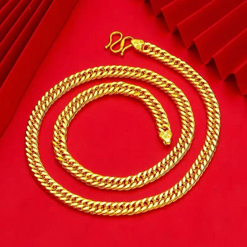 合金项链 精品老板马鞭项链双福扣