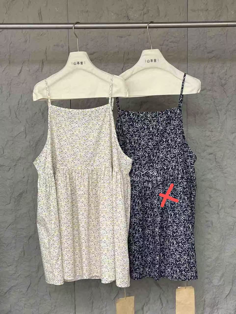 叨叨定制款 SCS#8017#碎花吊带上衣 FL