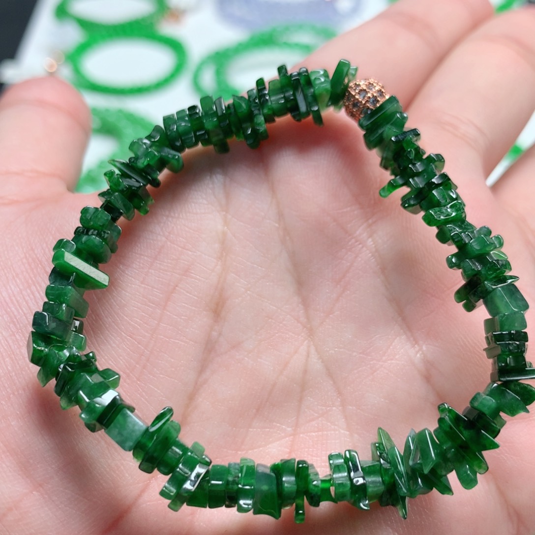 翡翠未镶嵌手链翡翠